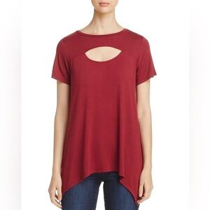 Alison Andrews Burgundy Top Size M